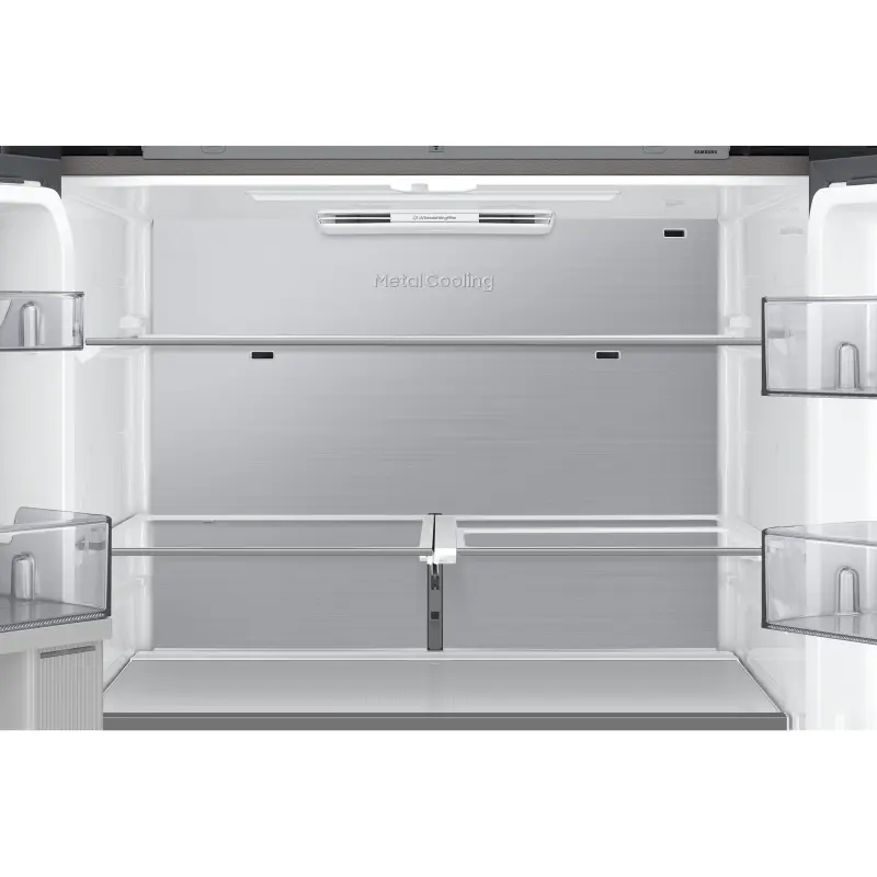 Samsung refrigerador Bespoke French door de 28.6cuft con pantalla de 32" RF29DB9950QD